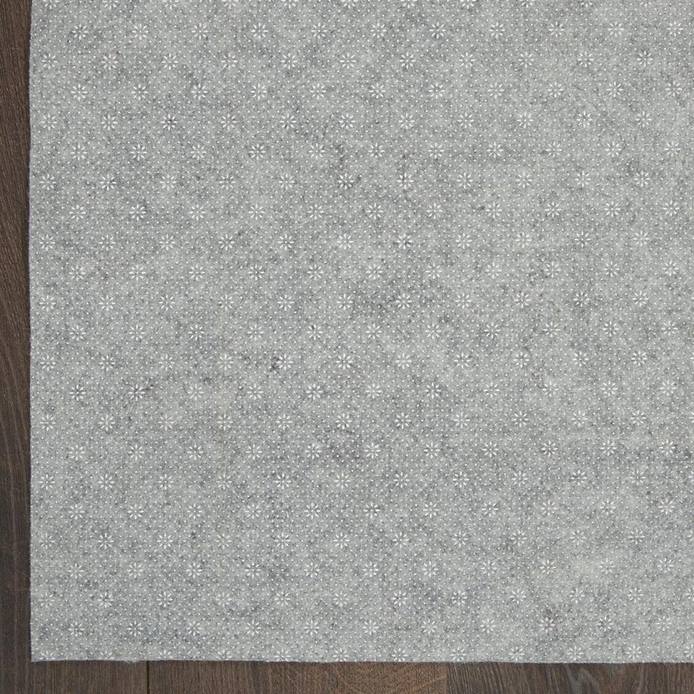 2' X 6' Gray Striped Weave Non Slip Rug Pad — view 8