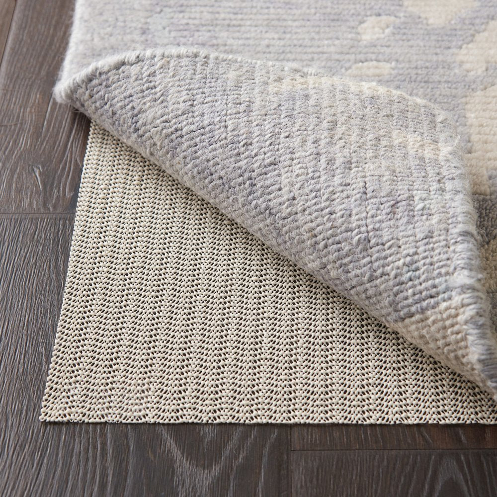 12' x 15' Ivory Striped Weave Non Slip Rug Pad — view 5
