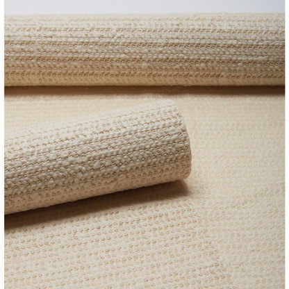 12' x 15' Ivory Striped Weave Non Slip Rug Pad HomeRoots