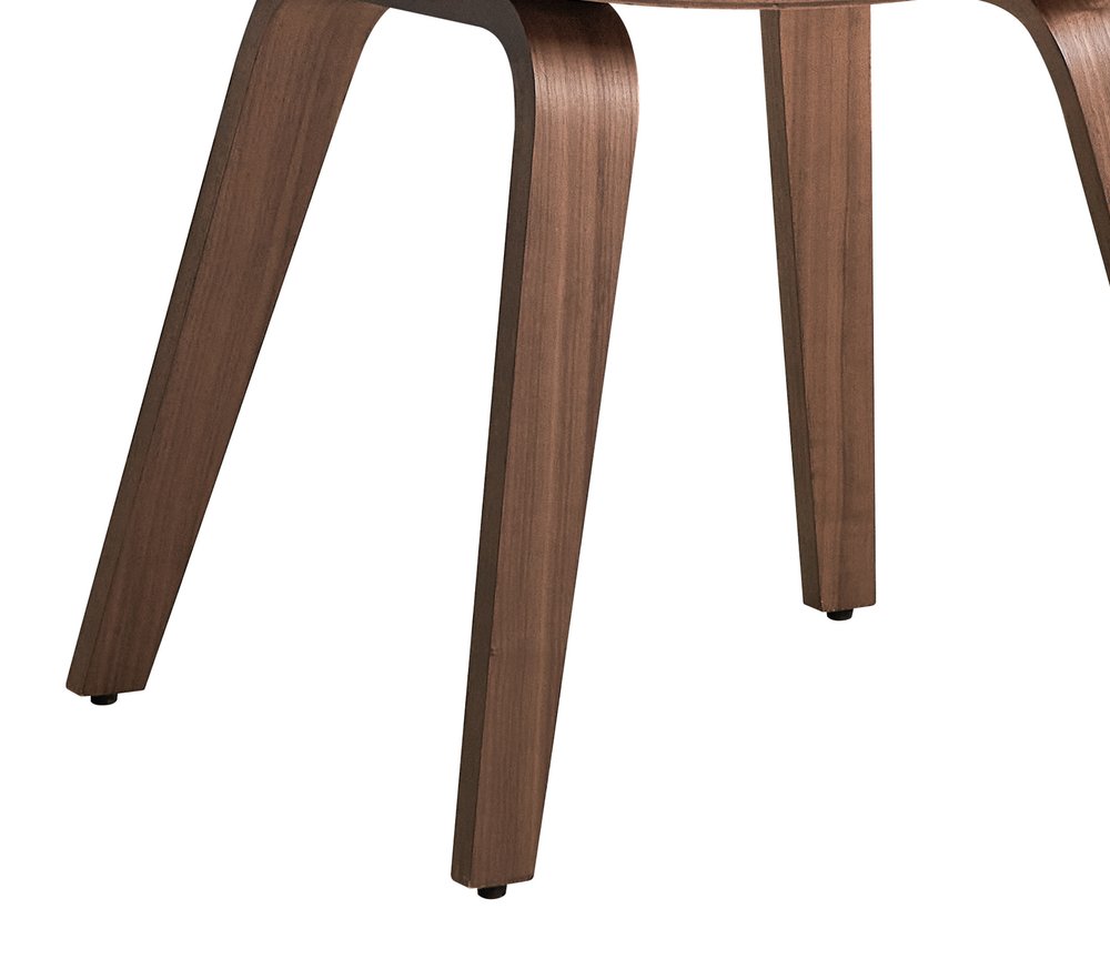 Set of Two Green and Brown Fabric Open Back Dining Side Chairs HomeRoots