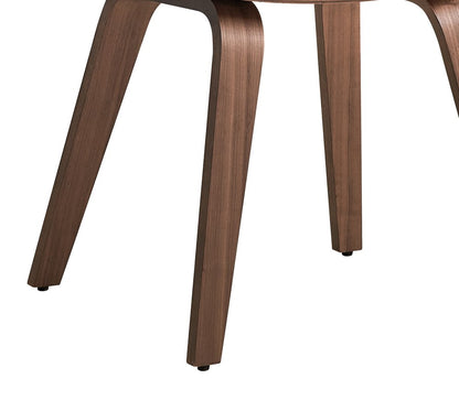 Set of Two Green and Brown Fabric Open Back Dining Side Chairs HomeRoots