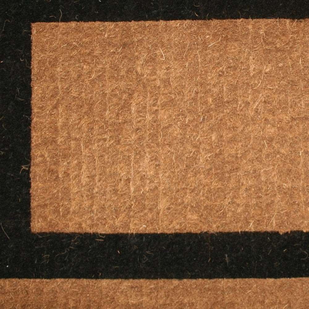 24" X 48" Brown and Black Coir Outdoor Door Mat — view 9