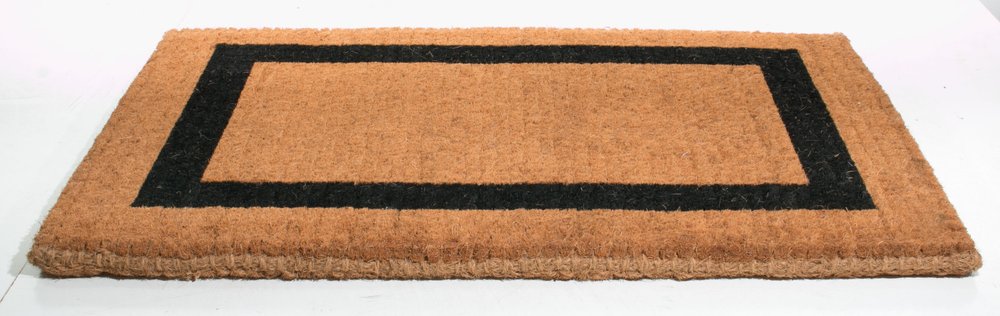 24" X 48" Brown and Black Coir Outdoor Door Mat — view 2