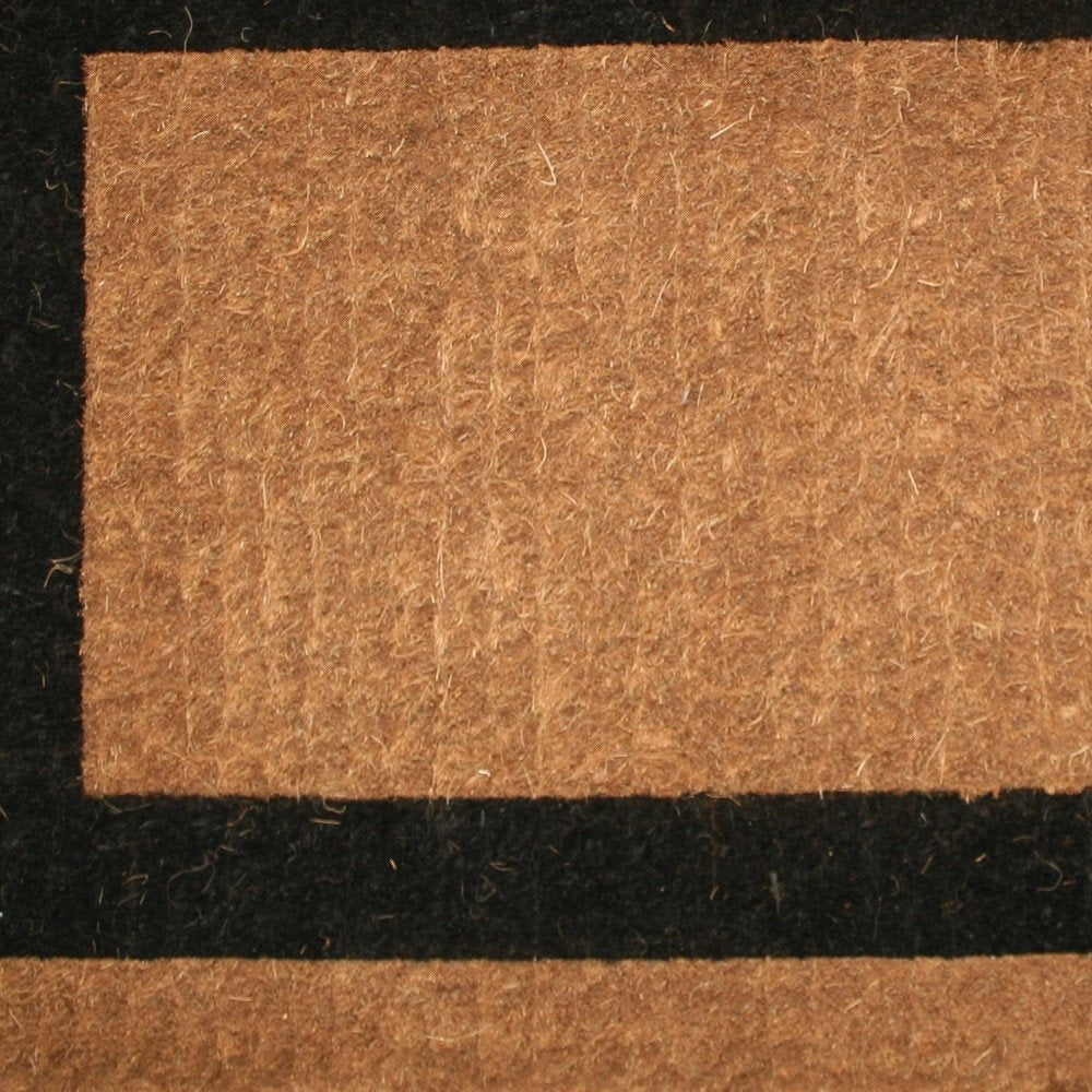 24" X 48" Brown and Black Coir Outdoor Door Mat — view 5