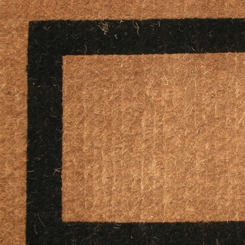 36" X 60" Brown and Black Coir Outdoor Door Mat — view 4