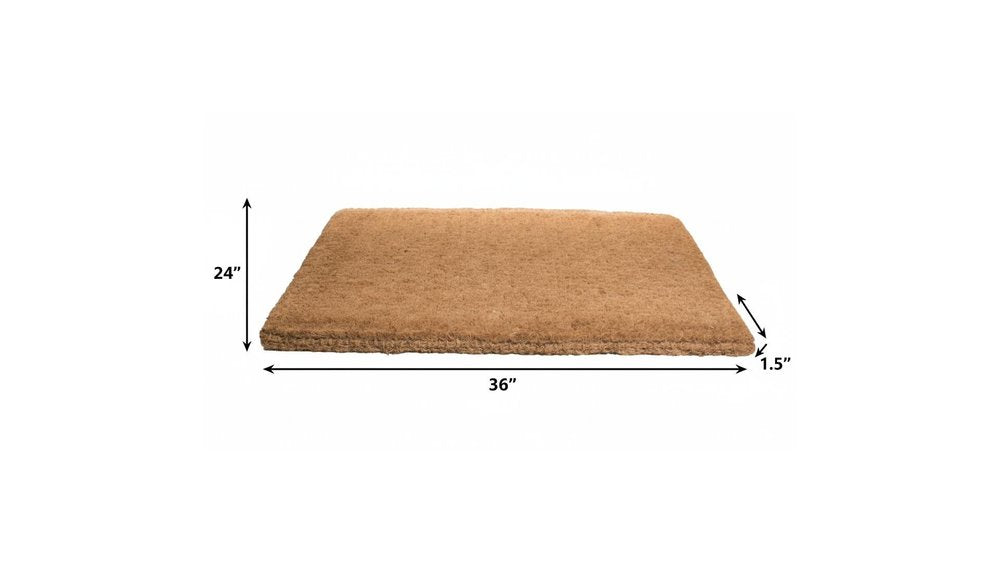24" X 36" Brown Coir Outdoor Door Mat — view 9
