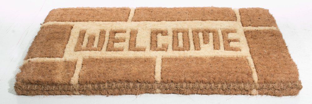 18" X 30" Brown Coir Welcome Outdoor Door Mat — view 2