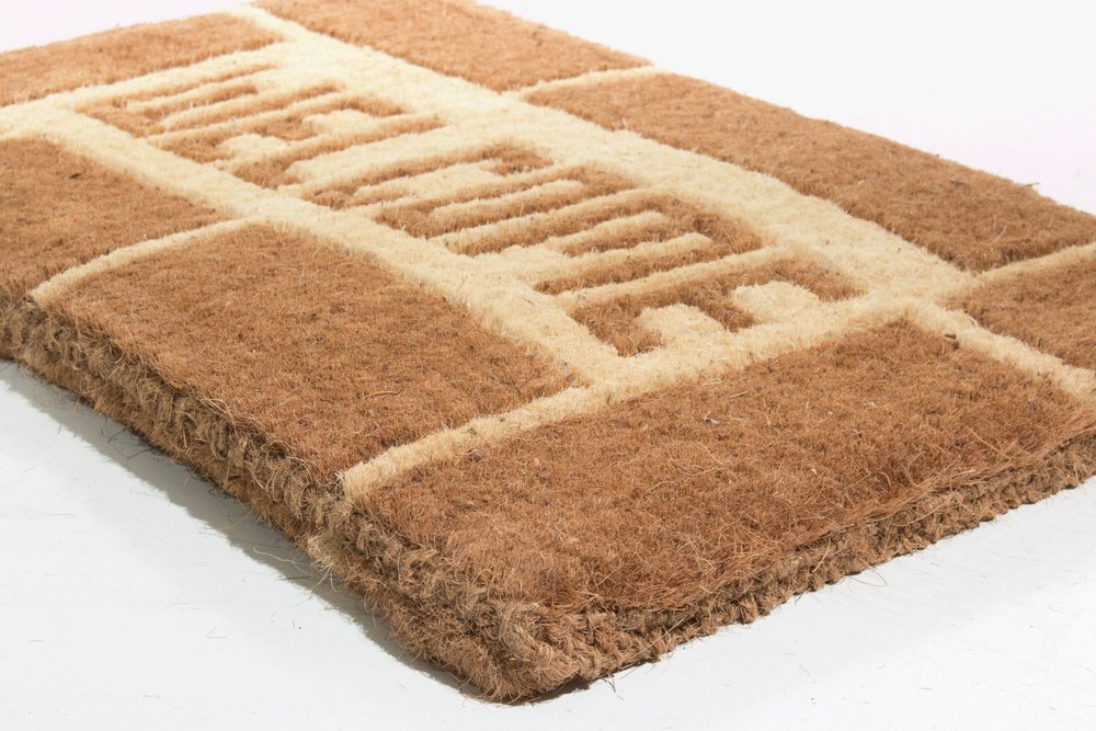 18" X 30" Brown Coir Welcome Outdoor Door Mat