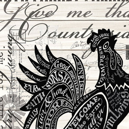 Faith Family Farm Rooster White Framed Wall Art HomeRoots