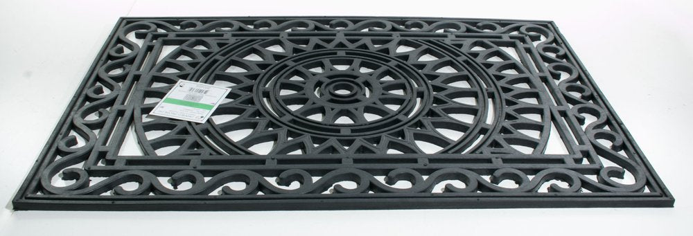24" X 36" Black Rubber Outdoor Door Mat — view 2