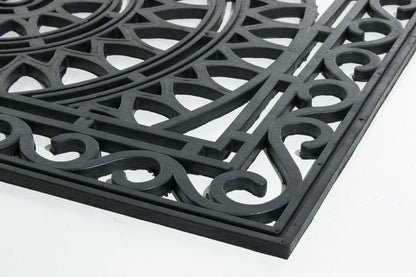 24" X 36" Black Rubber Outdoor Door Mat