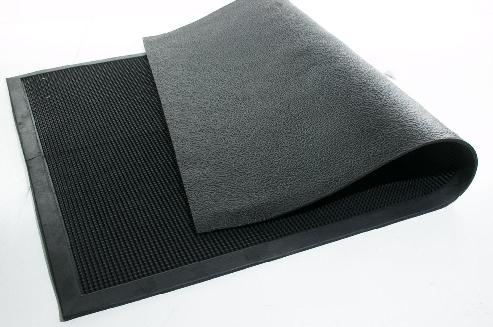 32" X 48" Black Rubber Outdoor Door Mat — view 3