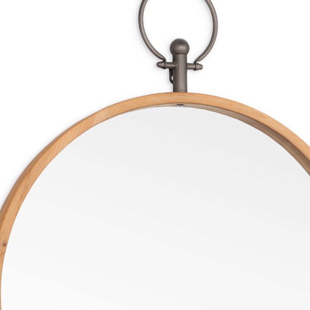 30" Bronze Round Metal Framed Accent Mirror HomeRoots