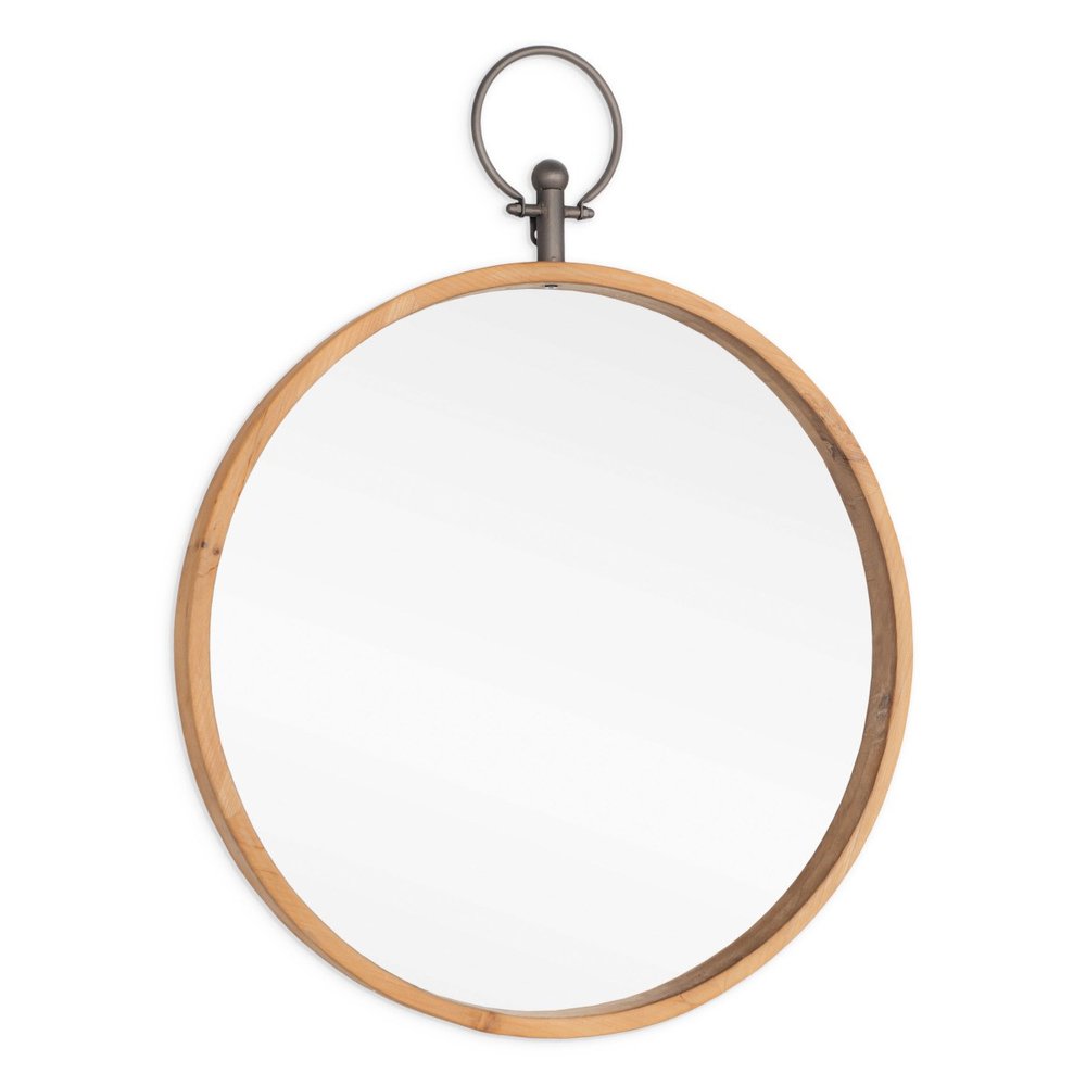30" Bronze Round Metal Framed Accent Mirror HomeRoots
