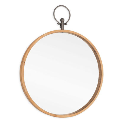 30" Bronze Round Metal Framed Accent Mirror HomeRoots