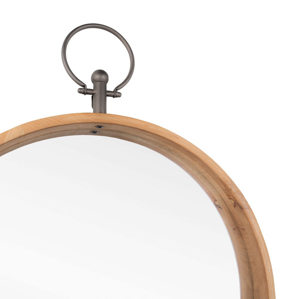 30" Bronze Round Metal Framed Accent Mirror HomeRoots