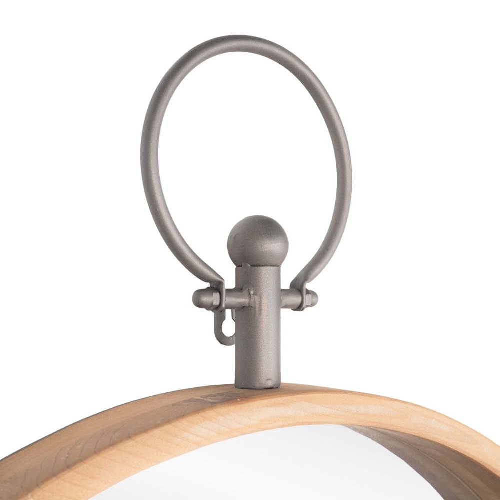 30" Bronze Round Metal Framed Accent Mirror HomeRoots