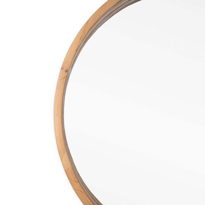 30" Bronze Round Metal Framed Accent Mirror HomeRoots