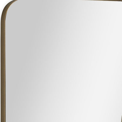 28" Bronze Metal Accent Mirror HomeRoots