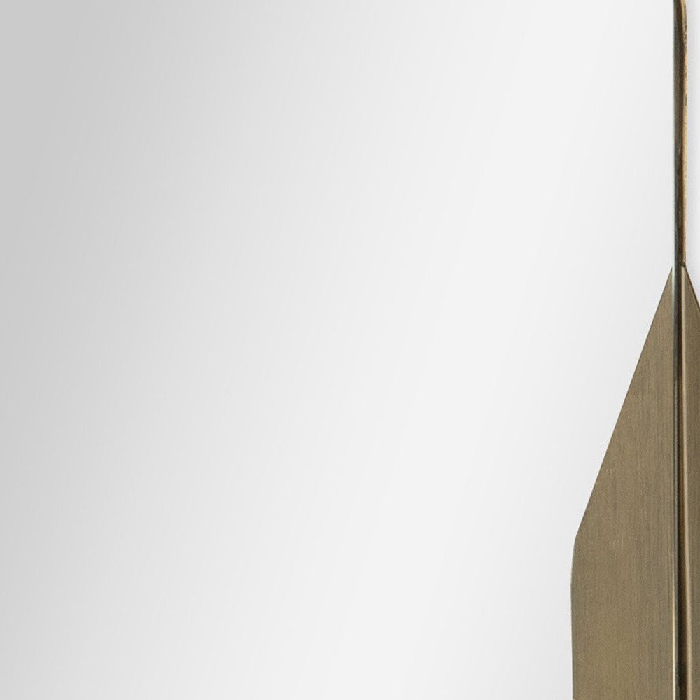28" Bronze Metal Accent Mirror HomeRoots
