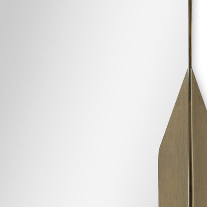 28" Bronze Metal Accent Mirror HomeRoots