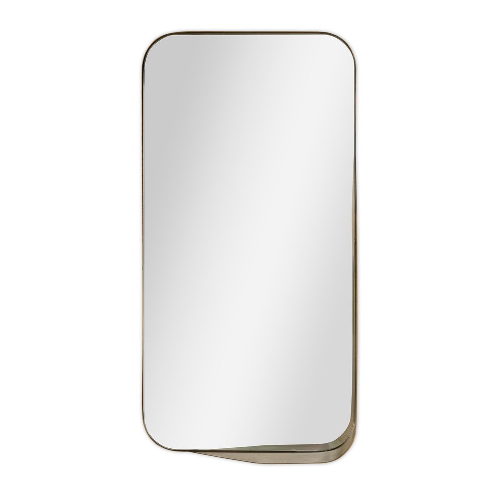 28" Bronze Metal Accent Mirror HomeRoots