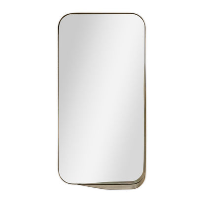 28" Bronze Metal Accent Mirror HomeRoots