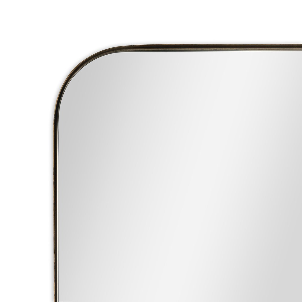 28" Bronze Metal Accent Mirror HomeRoots