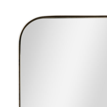 28" Bronze Metal Accent Mirror HomeRoots