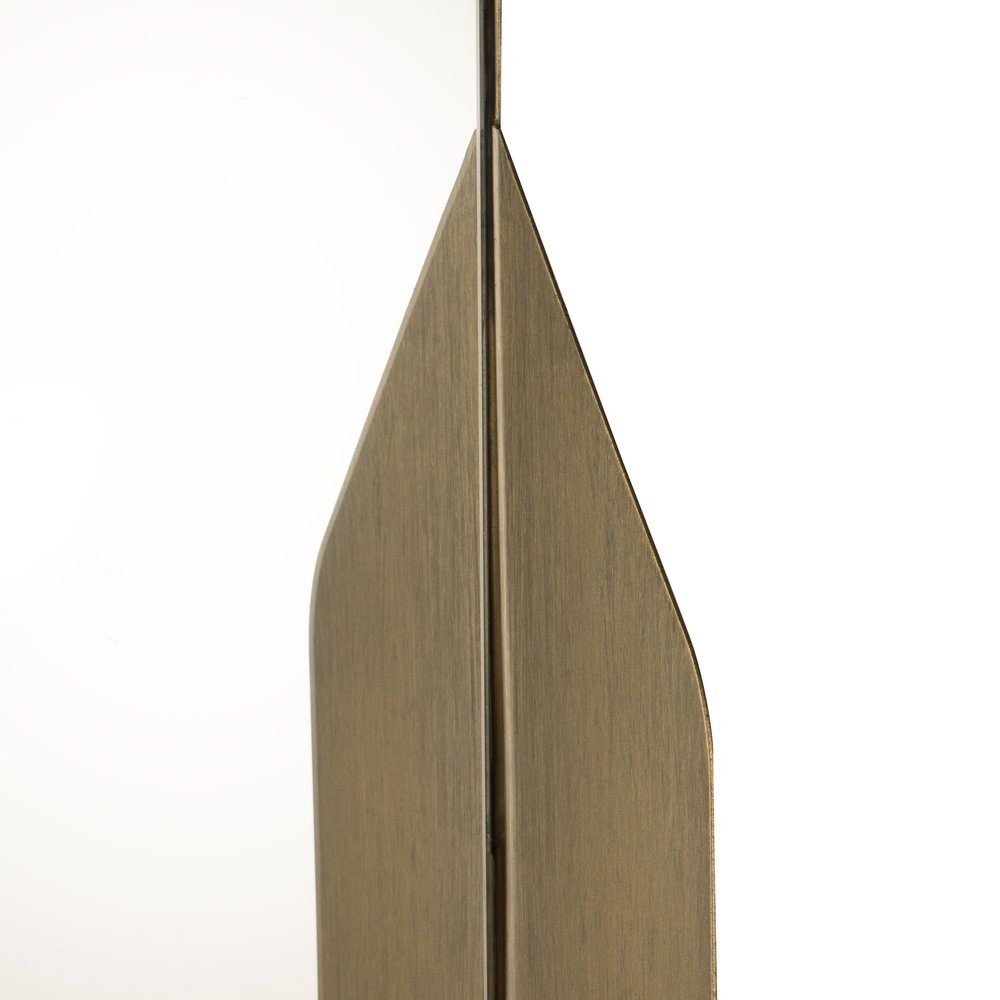 28" Bronze Metal Accent Mirror HomeRoots