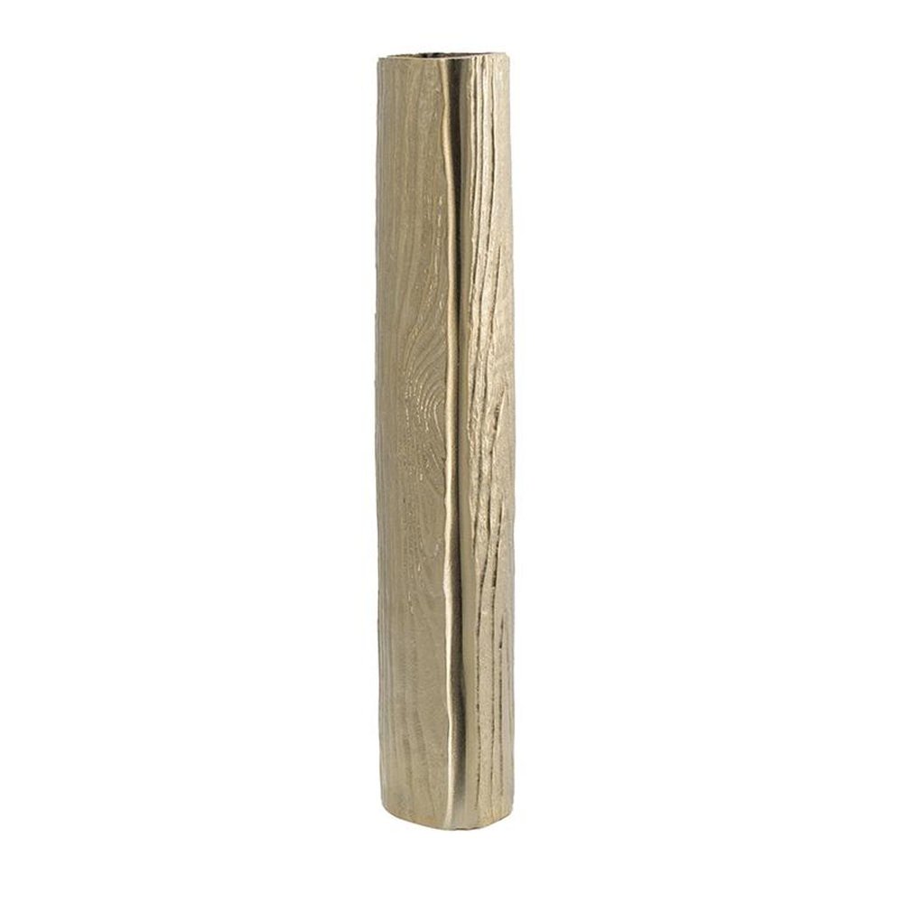 15" Gold Oval Aluminum Table Vase HomeRoots