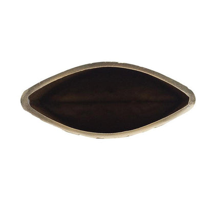 15" Gold Oval Aluminum Table Vase HomeRoots