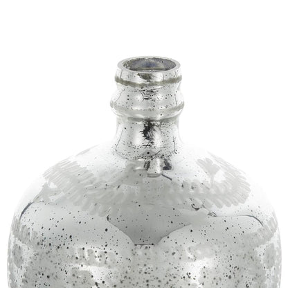 10" Silver Speckle Glass Table Vase HomeRoots