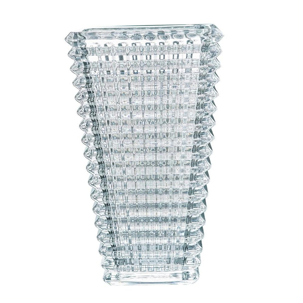 11" Clear Geometric Glass Table Vase HomeRoots