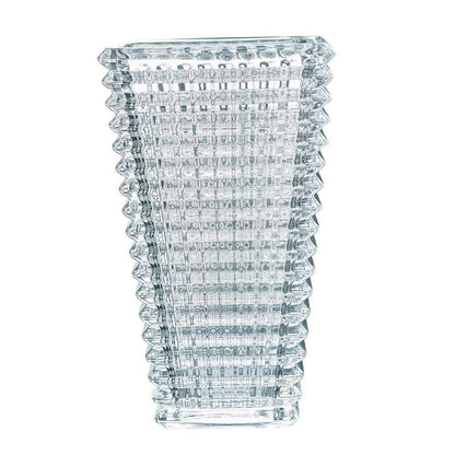 11" Clear Geometric Glass Table Vase HomeRoots