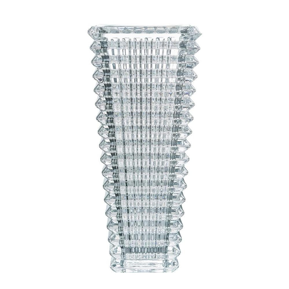 11" Clear Geometric Glass Table Vase HomeRoots