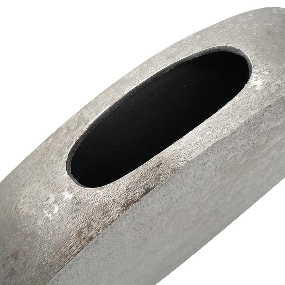 15" Silver Aluminum Round Disc Table Vase HomeRoots