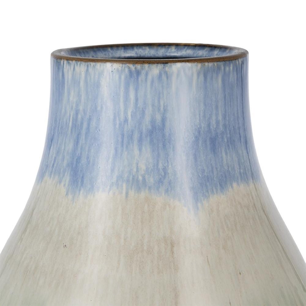 10" Blue And Gray Ombre Ceramic Round Table Vase HomeRoots