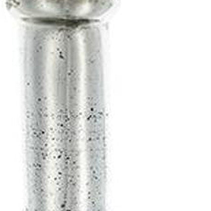 30" Antiqued Silver Floral Glass Bottle Table Vase HomeRoots