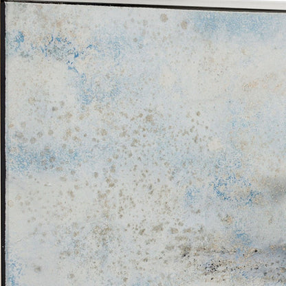 Subtle Transition Hand Painted Silver Floater Frame Wall Art HomeRoots