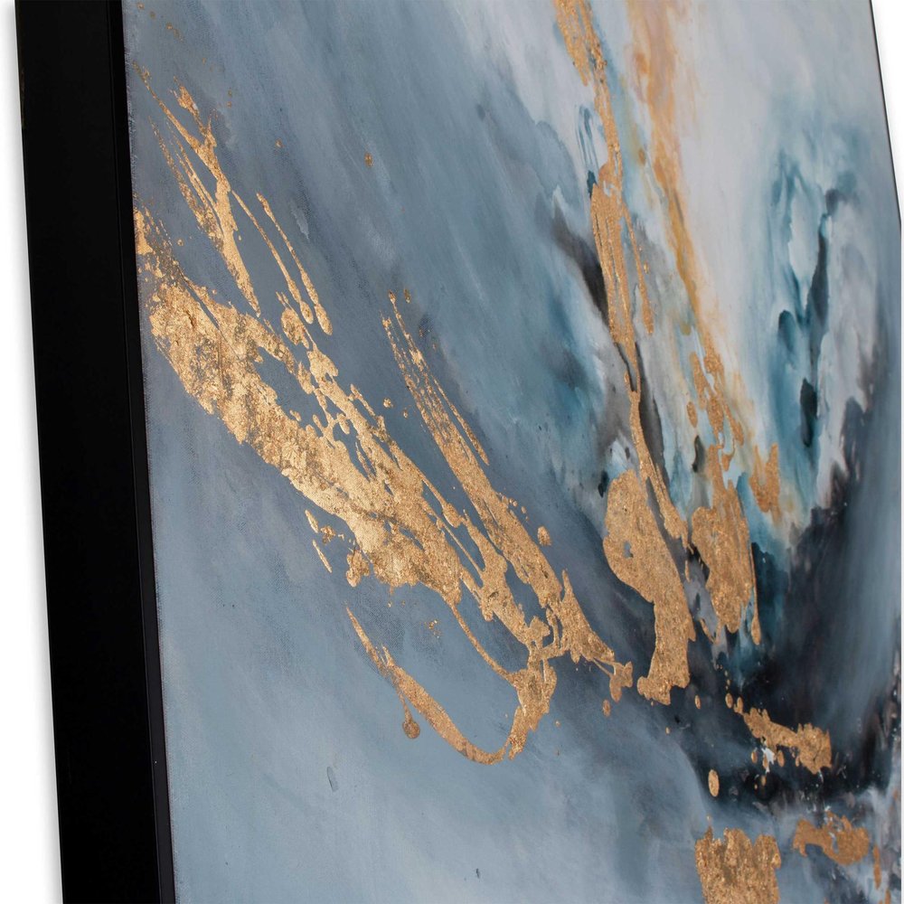 Temptress Hand Painted Black Floater Frame Wall Art — view 2