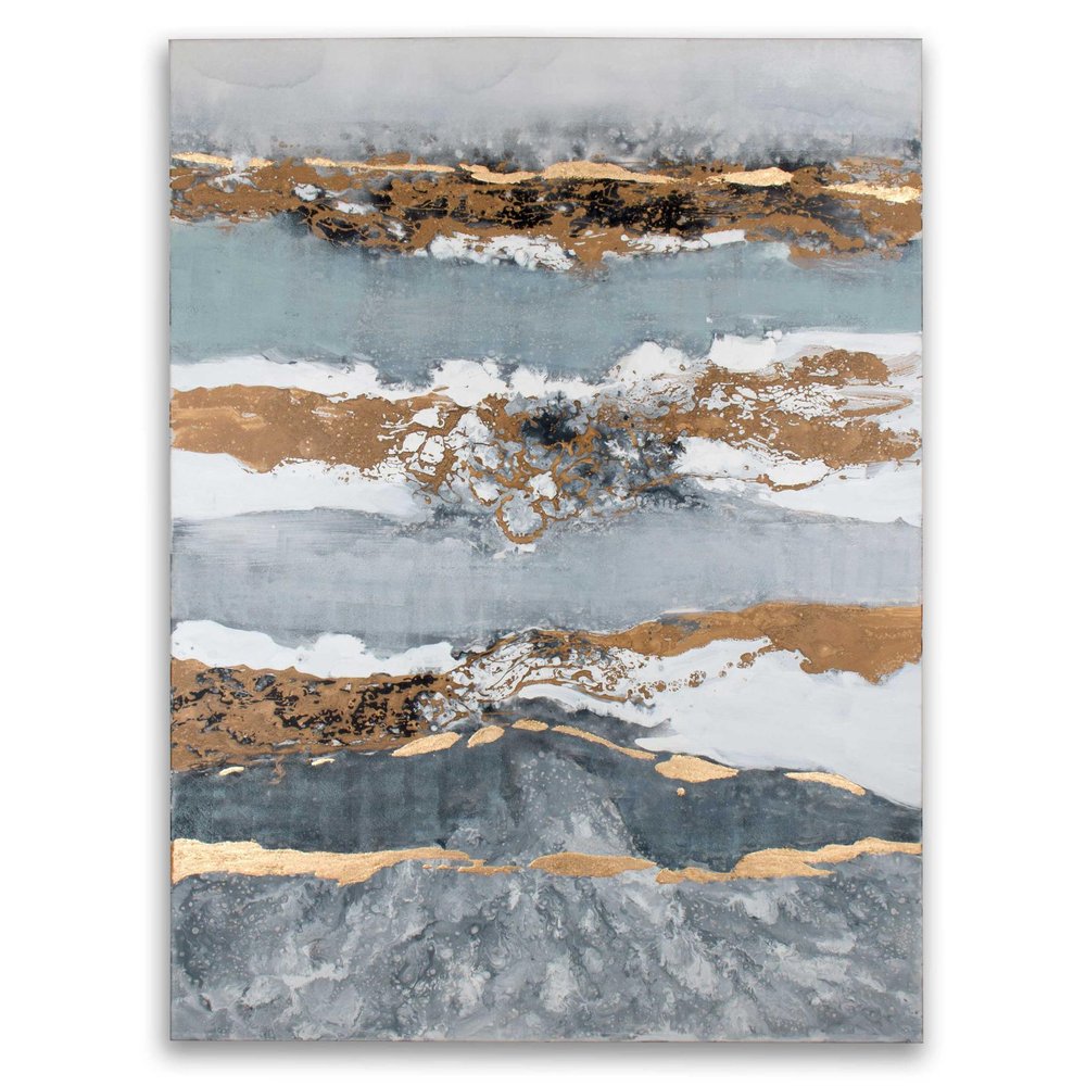 Shimmering Light Hand Painted Unframed Wall Art — view 1