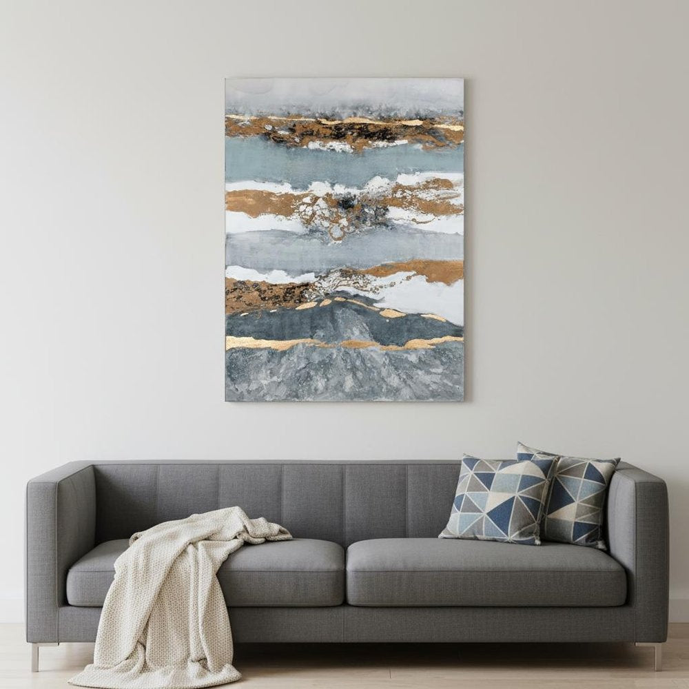 Shimmering Light Hand Painted Unframed Wall Art — view 8