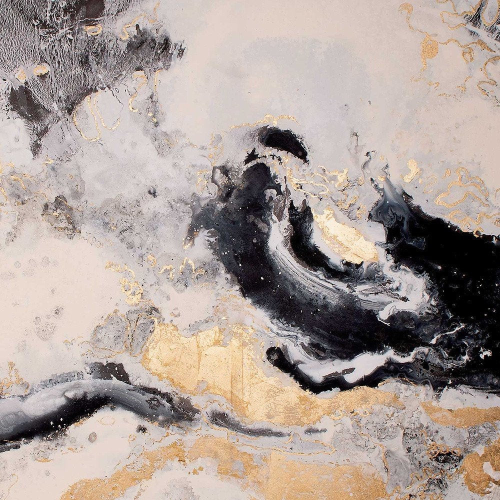 Faction Hand Painted Gold Floater Frame Wall Art HomeRoots