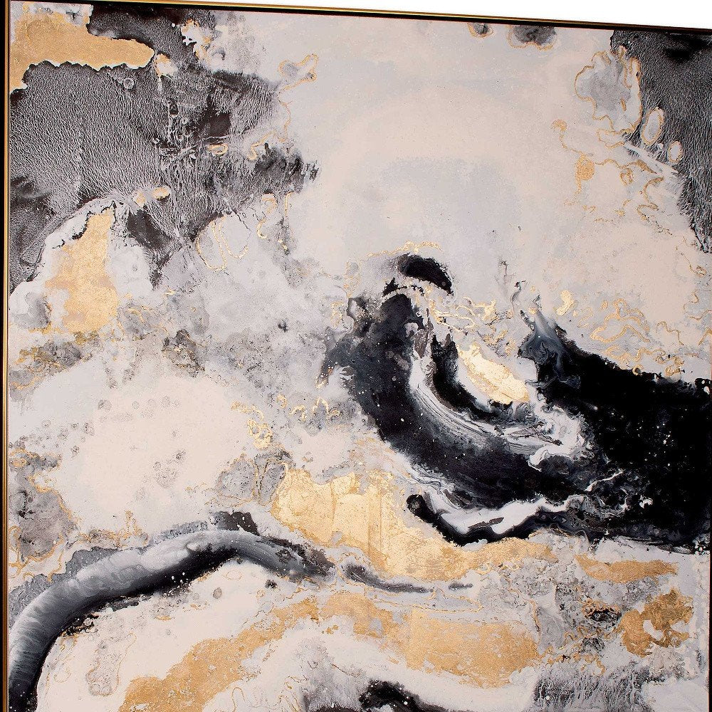 Faction Hand Painted Gold Floater Frame Wall Art — view 6