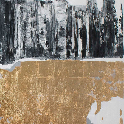 Allurement Hand Painted Black Floater Frame Wall Art HomeRoots