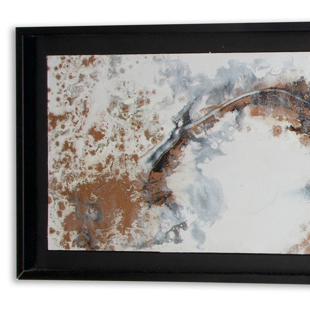 Divergent Hand Painted Black Floater Frame Wall Art — view 6