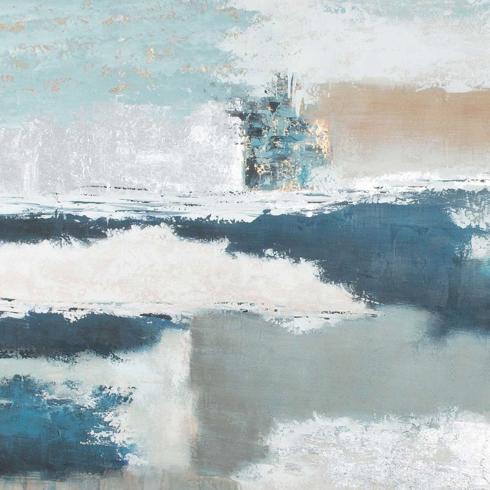Exhilaration Hand Painted Black Floater Frame Wall Art HomeRoots