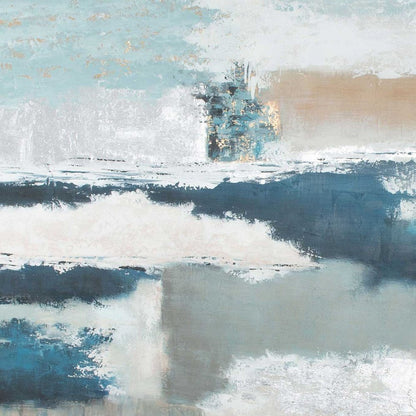 Exhilaration Hand Painted Black Floater Frame Wall Art HomeRoots