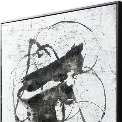 Abyss I Hand Painted Black Floater Frame Wall Art HomeRoots